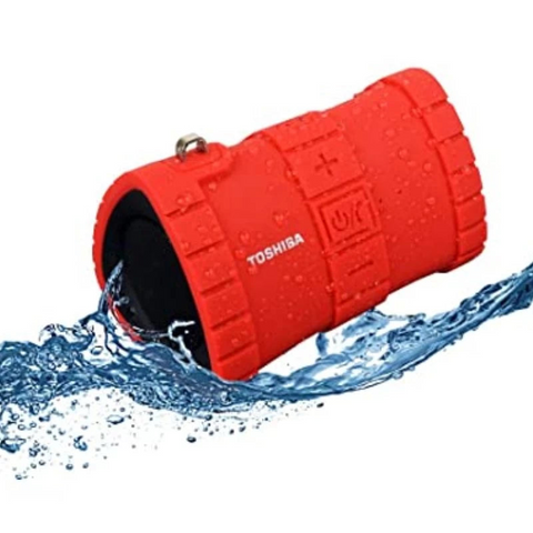 Caixa de Som Portátil Toshiba Sonic Dive 2 com Bluetooth Bivolt Vermelho TY-WSP100R