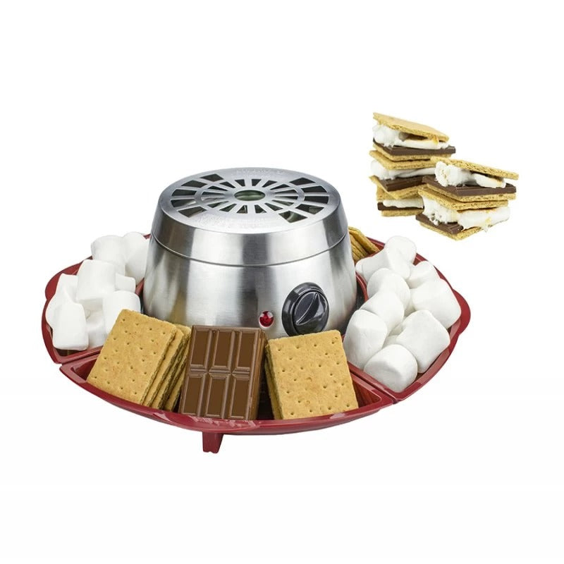 Fogueira Elétrica Brentwood para S'mores 350W 127V Vermelha TS-603